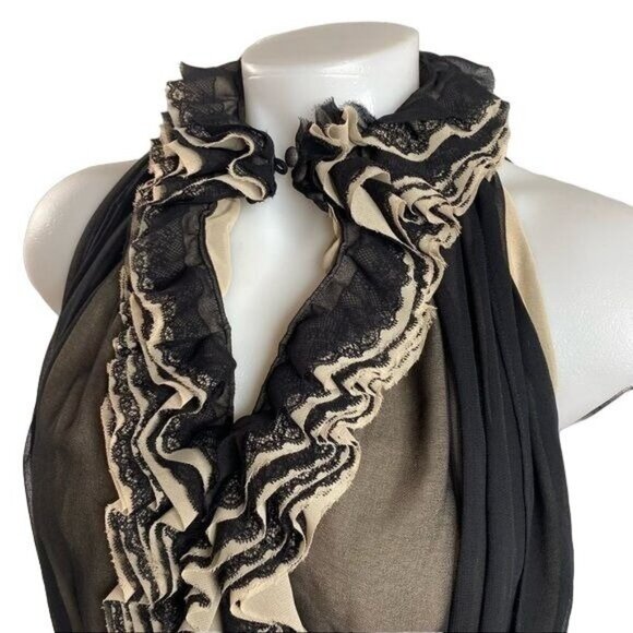 Neiman Marcus For Target Robert Rodriguez Ruffle Top Halter Tank Blouse Size S - Picture 9 of 9